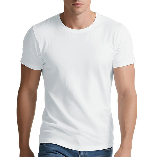 Men's t-shirts 2025 Summer Oversize Cotton T-Shirt