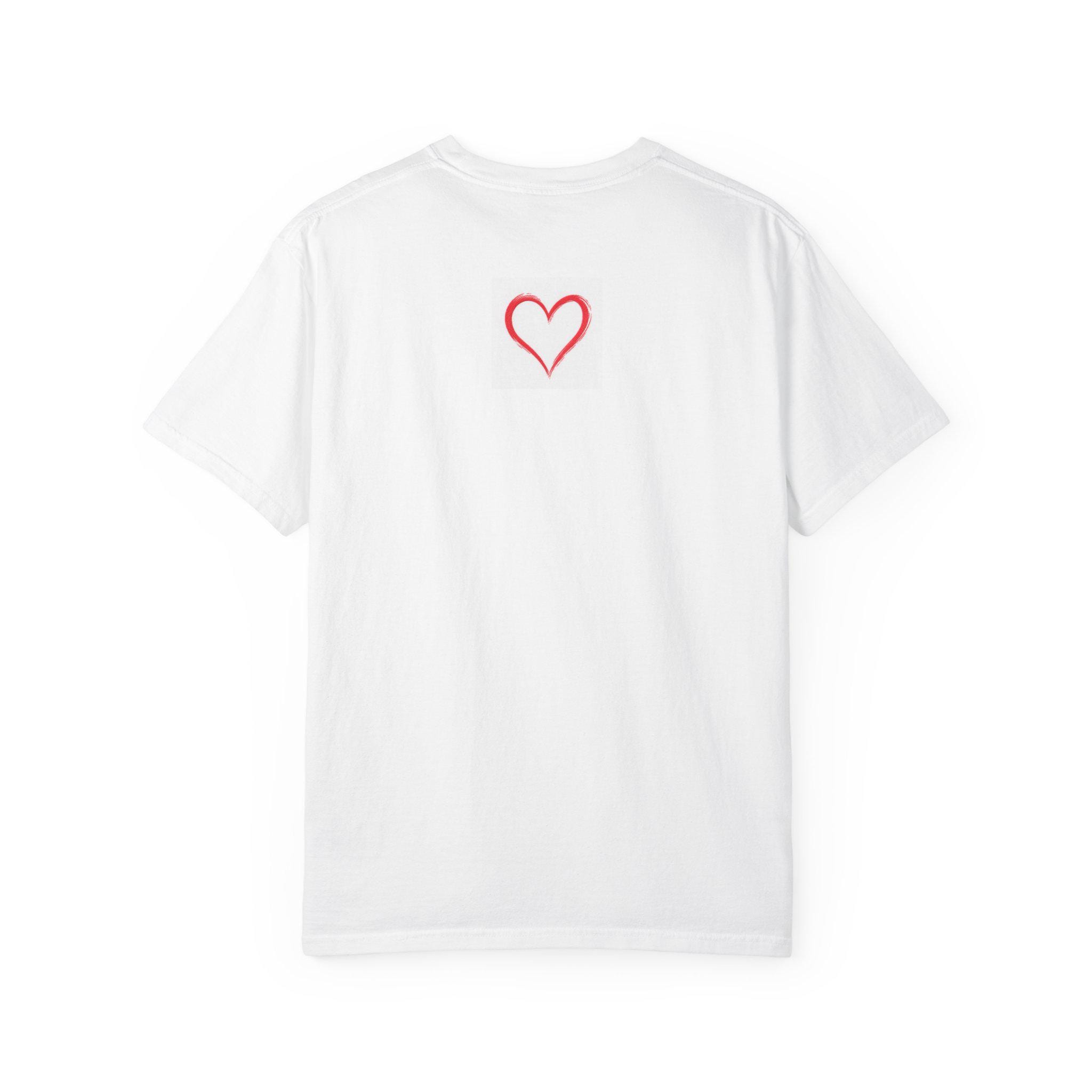 All My Hoodies Were Dirty T-Shirt | Casual Graphic Tee, Back Heart Detail